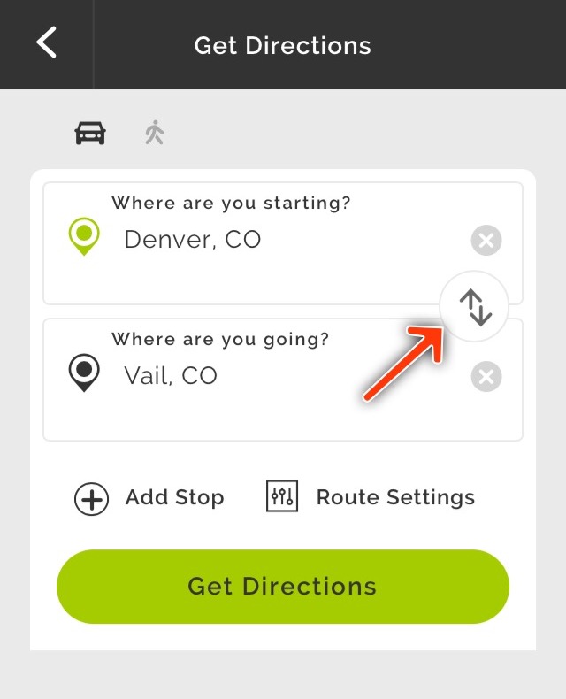 Mapquest trip deals planner